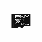 Memorijska kartica PNY MicroSDXC Performance Plus, 128GB, class 10, s adapterom P-SDU12810PPL-GE