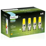 LUMILED 4x G9 LED žarnica v kapsuli 5W = 60W 550lm 6500K hladno osvetljena 360° žarnica z žarilno nitko