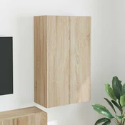 vidaXL TV stenska omara Sonoma hrast 59,5 x 31 x 100 cm