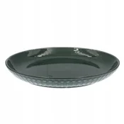 shumee Velik plitev krožnik za zajtrk, 26 cm, mozaik, olivna linija, BREZ vzorca