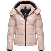 Ragwear Zimska jakna Roobie rosé/črna