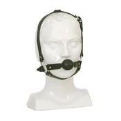 Velik gag s podbradnim trakom Leder 8017