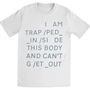Radiohead Trapped (Back Print) White 2XL Majica