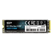 SILICON POWER SSD M.2 NVMe A60 Gen 3 256GB SP256GBP34A60M28