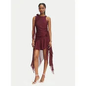 Bardot Cocktail obleka Ivana 59046DB2 Bordo rdeča Regular Fit