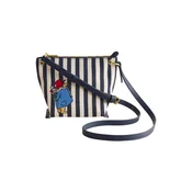 Cath Kidston Torba za čez ramo Paddington svetlo bež/temno modra/črna/bela