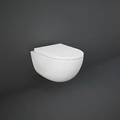 WC ŠKOLJKA VISEČA DES BREZ ROBA, BELA, RAK CERAMICS | Topdom