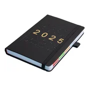 INF Dnevnik 2025 - eleganten dnevni planer za maksimalno organizacijo Black, (21685026)