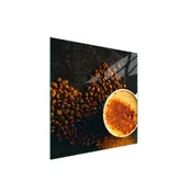 shumee Steklena zaščita za kuhalno ploščo 50x52 Coffee