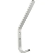 Večja obešalna kljuka Majoris, Š 18 mm, V 175 mm, aluminij, naravno eloksiran