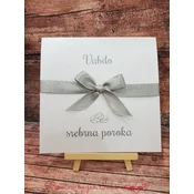 Vabila za SREBRNO POROKO SREOBL 05