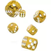 Kockice Oakie Doakie Dice D6 16 mm Speckled - Orange (12)