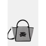 Karl Lagerfeld crossbody torbica ženska pletena K/AUTOGRAPH