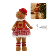 CHOMIK BOŽIČNI MEDENJAK PUNČKA 22 X 18 X 46 CM LED *1667