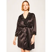 Lauren Ralph Lauren Kratek kopalni plašč SIGNATURE SATIN, črna