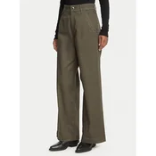 G-STAR Hlače iz tkanine Helsinki  D29952-C096 Temno zelena Relaxed Fit