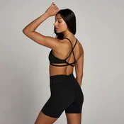 Ženski športni modrček Tempo Strappy Back MP – črna - XL