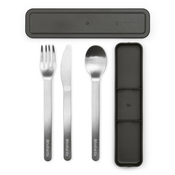 Set jedilnega pribora MAKE & TAKE Brabantia 3 kom temno siva
