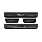 Door sill plates Tesla Model S 2012-2026 (dark, glossy)