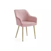 Songmics Jedilni stoli komplet 2 kosa 60x625x85 cm roza