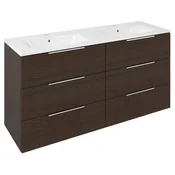 SAPHO Rustikalna Borovinska Kopalniška Omarica s 3 Predali 139,6x75x46cm CIRASA