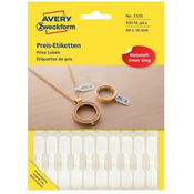 Avery Zweckform etikete za cijene, 3335, bijele, 49 x 10 mm, 924 etiketa/ovitak, za nakit