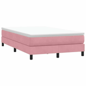 vidaXL vidaXL Box spring postelja brez vzmetnico roza 120x210 cm žamet, (21793081)