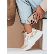 Sportowe sneakersy damskie STEPLIFT złote Dstreet