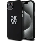 DKNY Etui DKNY Liquid Silicone Metal Logo za iPhone 15/14/13 - črno