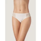 zd ZERO DEFECTS Spodnje hlače Enea mid waist Soy fiber naravno bela