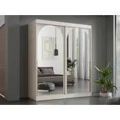 Garderobna omara Toledo 132 (Kašmir) Zlata, Kašmir, 216x180x65cm, Vrata omare: Drsna