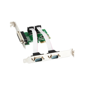 E-GREEN PCI Express kontroler 2xSerial + 1 Paralelna