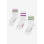 Nogavice Sprandi 0KB-001-SS25 (3-PACK) Bela
