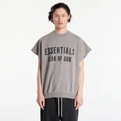 Mikina Fear Of God Essentials Relaxed Fleece Cutoff Sweatshirt Washed Seal M