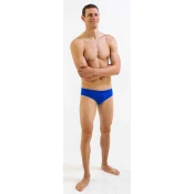 Mens swimsuit finis brief solid blueberry 30