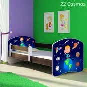 Djecji krevet ACMA s motivom, bocna wenge 140x70 cm 22 Cosmos