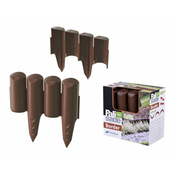 Prosperplast Palisade IPBO-BROWN rjava plastika 2,5x0,13m 10 kosov