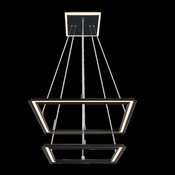 RABALUX 72243 | Sidona Rabalux visilice svjetiljka 1x LED 2450lm 3000K crno, bijelo