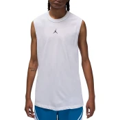 Nike Jordan Sport Mens Dri-FIT Sleeveless Top - White - Cotton/Polyester - 50% Sustainable Blends