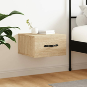 Greatstore Stenska nočna omarica sonoma hrast 35x35x20 cm