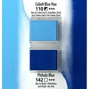 Daler Rowney Akvarelna barva Aquafine set 2 cobalt blue hue/phtalo blue