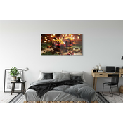 tulup.si Slika na akrilnem steklu Zimska cimet čaj 125x50 cm 4 obešalnika