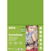 Apli Barvni papir A4 170 g - travnato zelen 50 kosov