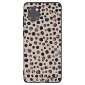 Silikonski črni ovitek za Samsung Galaxy Note 10 Lite N770F - Dots