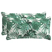 vidaXL Prevleka za blazino 2 kos HOUTEN Vzorec listja 40 x 70 cm
