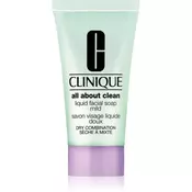 Clinique Tekoče milo za obraz All About Clean (Liquid Facial Soap Mild) 30 ml