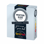 Mister Size – test Package Medium kondomi, 3 kos