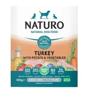shumee Naturo | Adult - Brez žitaric | 400 g pladenj - Puran s krompirjem in zelenjavo 400 g