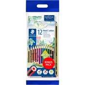 Barvice staedtler noris v kartonski škatli+radirka in svinčnik STAEDTLER
