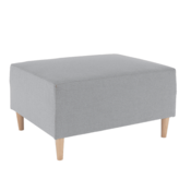 eoshop Taburet, siva blago/bukev, Zlomljeno